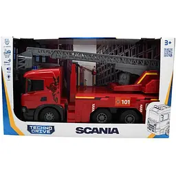 Пожежна автомодель SCANIA серії Super Big Truck, світло, звук, водяний ефект (5005KS)