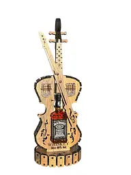 Сувенірна скрипка Джек Деніелс з чарками Подарунок Jack Daniel's Tennessee - мініатюра 2