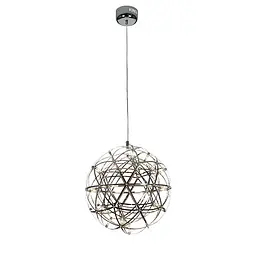Підвісний LED-світильник куля для вітальні Levistella 792D1152-42 500 хром 13Вт нейтральне світло - мініатюра 2