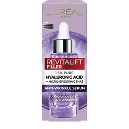 Сироватка для обличчя проти зморщок L'Oreal Paris Revitalift Філер з гіалуроновою кислотою 30 мл (AA157400) - мініатюра 3