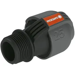 З'єднувач Gardena Quick & Easy 25 мм х 1 зовнішнє різьблення (02763-20)