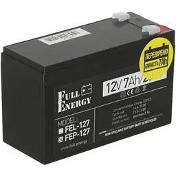 Акумуляторна батарея Full Energy 12V-7.0Ah, AGM - мініатюра 2