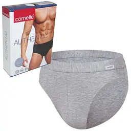 Чоловічі труси 226 Authentic slip mini Cornette сірий меланж XL