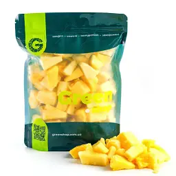 Заморожений ананас Green Shop кубиком 500 г