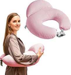 Подушка для годування Sei Design диванчик пудра смужка 60х70х16 см (8-35409*003) - мініатюра 2