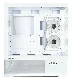 Корпус Zalman Chronix V2 Tempered Glass без БЖ White (CHRONIXV2WHITE) - мініатюра 3