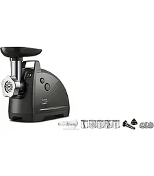 Tefal М'ясорубка HVB Plus, 2000Вт, 2.6кг/хв, 3 решітки, насадка для ковбас, кеббе, томатів, 5 терок, пластик/метал, чорний - мініатюра 7