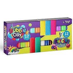 Креативна творчість Danko Toys Air Clay+Bubble Clay 12 шт+12 шт укр ARBB-02-01U (2000904680405)
