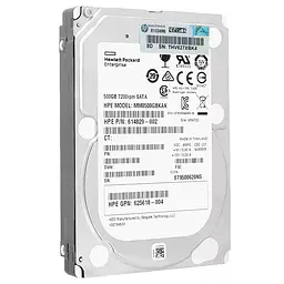 Накопичувач HDD SATA 500 GB HP 7200 rpm 64 MB (MM0500 GBKAK) з переходником на 3.5 дюйми - мініатюра 2
