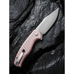 Ніж складаний туристичний Civivi Stormhowl, (8.4 см) Nitro-V / Aluminum рожевий - мініатюра 11