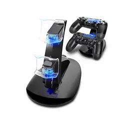 Зарядка для джойстиків PS4 — зарядна станція для PlayStation DoubleShock DualShock 4 - мініатюра 1