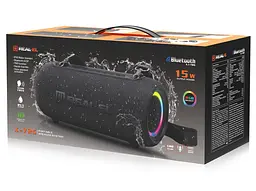 Портативная колонка REAL-EL RX725 15W Bluetooth TWS, RGB, Black - мініатюра 15