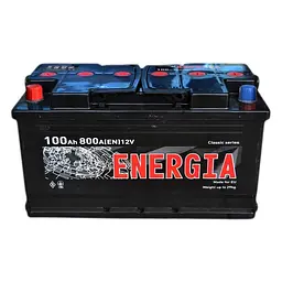 Автомобільний акумулятор ENERGIA 6СТ-100Ah Аз 800A (EN) - мініатюра 1