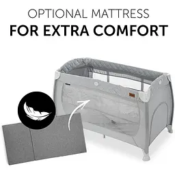 Дитячий манеж Hauck Play N Relax Quilted Grey, сірий (60011-5) - мініатюра 5