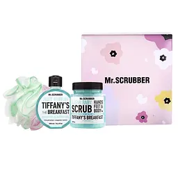 Подарунковий набір Mr.Scrubber Tiffany's Breakfast: Цукровий скраб 300 г + Гель для душу 300 мл + Мочалка Хмаринка - мініатюра 3