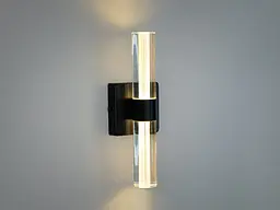 Бра настінне LED Diasha 9152-A BK Чудове, 6W, 330 лм, 220V, чорний, акриловий плафон, для кабінету, коридору, спальні, кухні