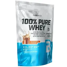 Протеїн BiotechUSA 100% Pure Whey Salty caramel Солона карамель 400 г