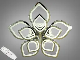 LED люстра стельова з диммерным пультом і підсвічуванням Diasha 8073/5+5HR LED RGB dimmer