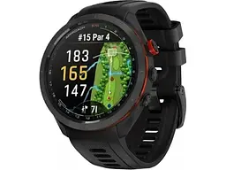 Смарт-годинник Garmin Approach S70 47mm B. Ceramic Bezel w. Black S. Band (010-02746-02/12)