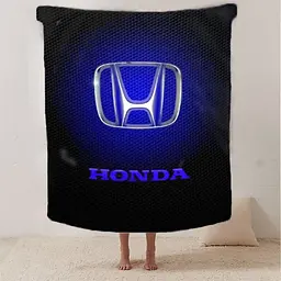 Плед плюшевий на подарунок 3D Honda 160х200 см - мініатюра 2