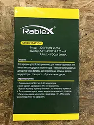 Зарядний пристрій для акумуляторів Rablex RB-115 AA/AAA Hi-Cd Ni-MH - мініатюра 3