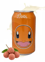 Газований напій Qdol Pokemon Lychee Charmander 330 мл - мініатюра 2