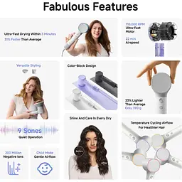 Фен Laifen NEO Special Sliver White (1HD14-S-EU-SI-002) [174315] - мініатюра 4