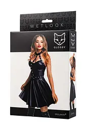 Сукня Glossy Marisa wetlook L (чорний) - мініатюра 8