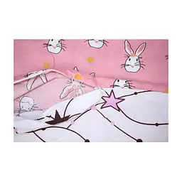 Постільна білизна MirSon Бязь Ranforce Elite 17-0528 Bunnies pink 110х140 (2200004660011) - мініатюра 7