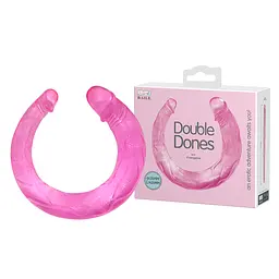 Двосторонній фалоімітатор Double Dones Dildo рожевий