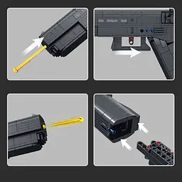 Конструктор Автоматичний Пістолет G18 Glock 336 Деталей - мініатюра 6