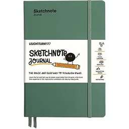 Блокнот Leuchtturm1917 SketchNote Journal, Середній, Olive (англ) (366212)