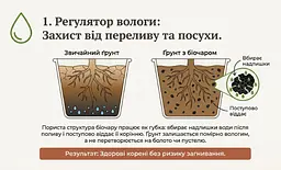 Біочар IDEALE для кімнатних рослин та розсади 1,5 л - мініатюра 12