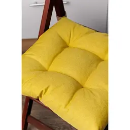 Подушка на стілець Прованс RYKO 40 x 40 см гірчична (45308) - мініатюра 3