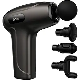 Перкусійний масажер Hoco HP51 Black [156176] - мініатюра 6