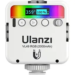 Накамерне світло Ulanzi VL49 RGB White [89660] - мініатюра 5