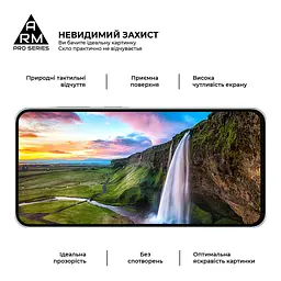Захисне скло на Samsung Galaxy A57 5G з олеофобним покриттям, Pro, повне проклеювання, антистатичний і пиловідштовхуючий шар, 9H, самоклеючеся, 2.5D, на весь екран, антистатичний клей, ArmorStandart (ARM89662) - мініатюра 4