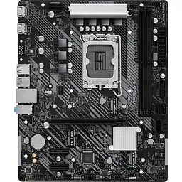 Материнська плата ASRock B760M-H2/M.2 (1700/B760, 2xDDR5, 1xPCIex16, 4xSATA, 2xM.2, GLan, 7.1ch, mATX)