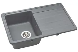 Кухонна мийка гранітна Miraggio Versal gray 758x462x201 00211706, Сірий - мініатюра 2