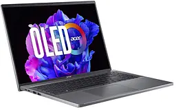 Ноутбук Acer Swift Go 16 SFG16-71 16 3.2K OLED, Intel i7-13700H, 16GB, F1TB, UMA, Win11, сірий (NX.KFGEU.004) - мініатюра 2