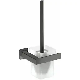 Йоржик для унітазу Omnires Nelson graphite NL80620GR, Графіт