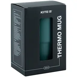Термокружка Kite з ручкою 600 мл зелена (K24-1207-3) - мініатюра 8