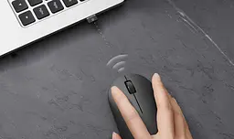 Миша Xiaomi Mi Wireless Mouse Lite 2 Black (XMWXSB02YM) [77520] - мініатюра 6
