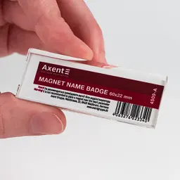 Бейдж Axent акриловий на магніті 4509 (60х22 мм) (4509-A) - миниатюра 4