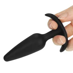 Анальна пробка LoveToy Lure Me Butt Plug Slim 10 см (чорний) - мініатюра 5