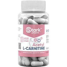 Ацетил Л-карнітин Stark Pharm Acetyl L-Carnitine 500 мг 60 капсул