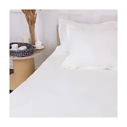 Постільна білизна MirSon Poplin Line 002 Milky White 2 x 160 x 220 (2200006277835) - мініатюра 4