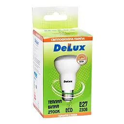 Лампочка Delux FC1 8 Вт R63 2700K 220В E27 (90001459) - мініатюра 2
