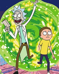 Картина за номерами Рік та Морті Rick and Morty 40х50 см PN RAM 01