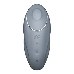 Вібростимулятор-пульсатор Satisfyer Tap & Climax 1 Bluegrey, ефект постукування пальцем Satisfyer SX0568 99303 - мініатюра 4